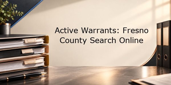 Active Warrants: Fresno County Search Online