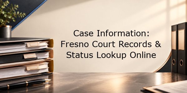 Case Information: Fresno Court Records & Status Lookup Online