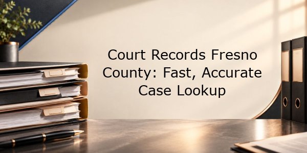 Court Records Fresno County: Fast, Accurate Case Lookup