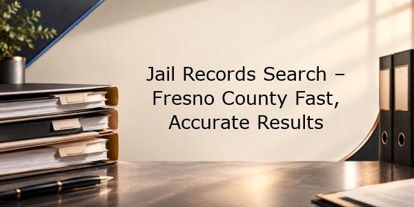 Jail Records Search – Fresno County Fast, Accurate Results
