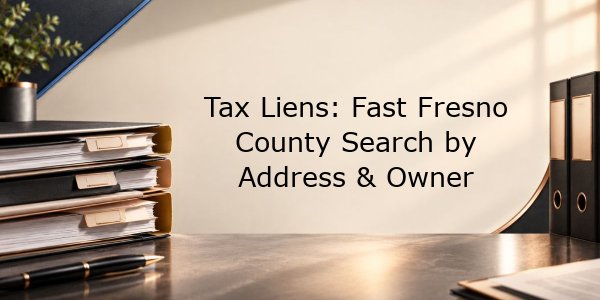 Tax Liens: Fast Fresno County Search by Address & Owner